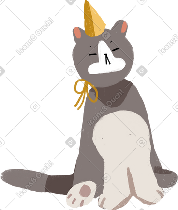 Martyr cat PNG, SVG