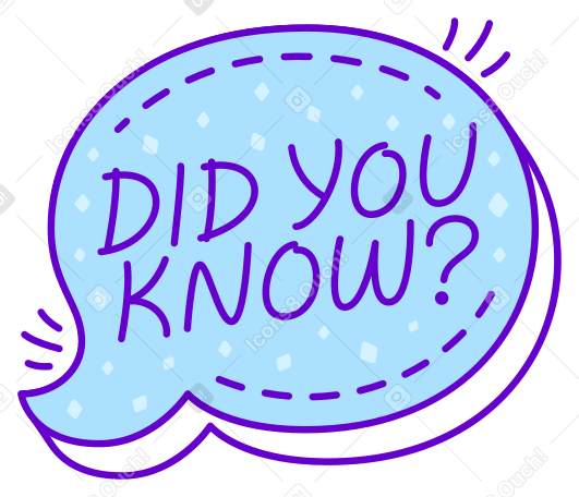 lettering sticker did you know dots text PNG, SVG