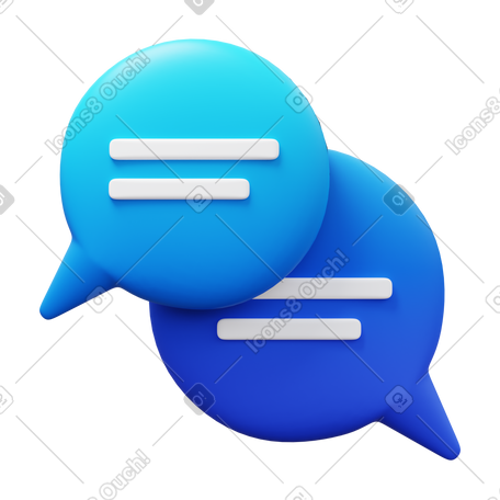 3D communication PNG, SVG