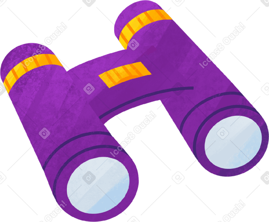 purple binoculars PNG, SVG