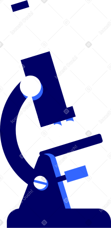 dark blue microscope PNG, SVG