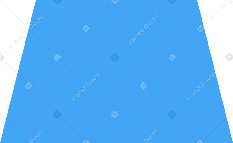 trapeze blue PNG, SVG