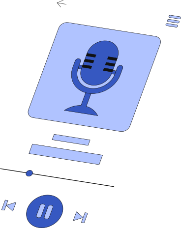 listening to a podcast interface PNG, SVG