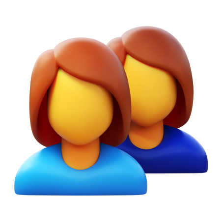 two women Illustration in PNG, SVG