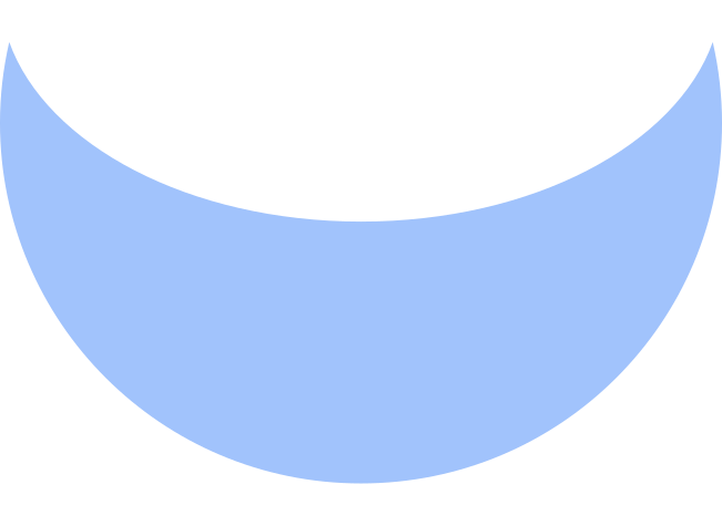 Illustration Bleu croissant aux formats PNG, SVG