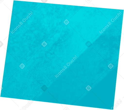 blue square two Illustration in PNG, SVG