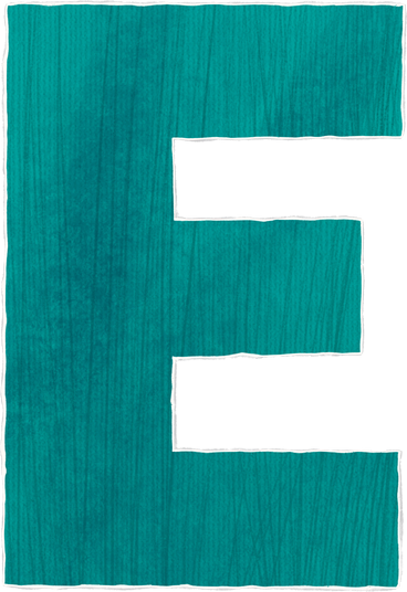 large green letter e в PNG, SVG