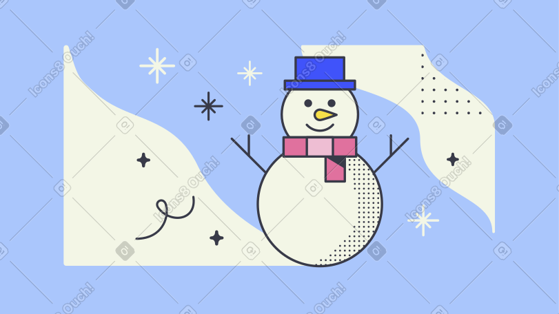 雪人 PNG, SVG