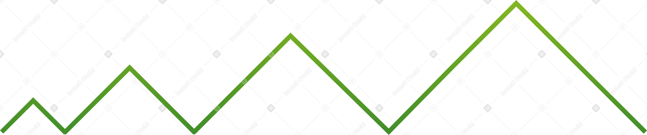 green line chart в PNG, SVG
