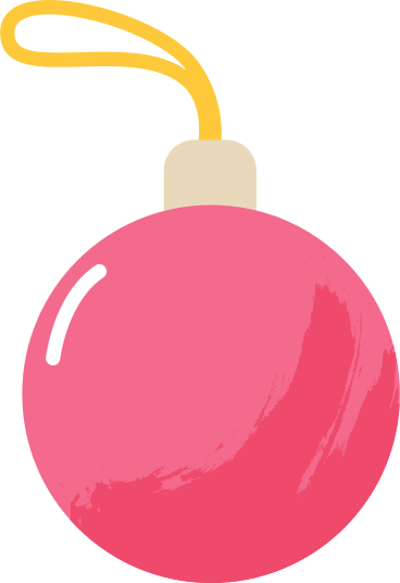 pink christmas ball PNG, SVG