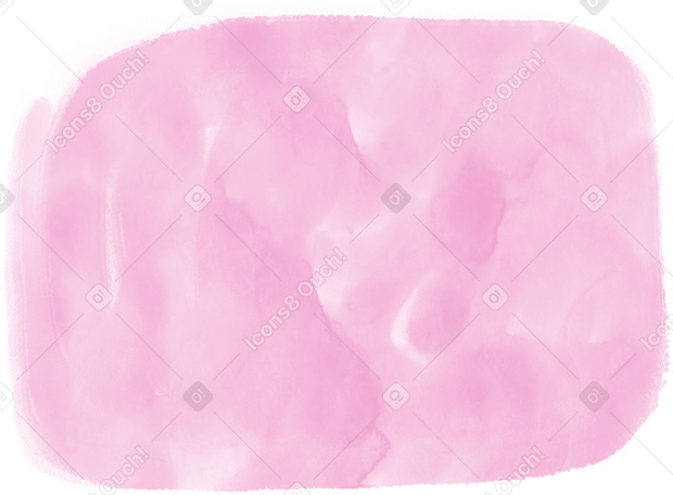 small pink watercolor rectangle Illustration in PNG, SVG