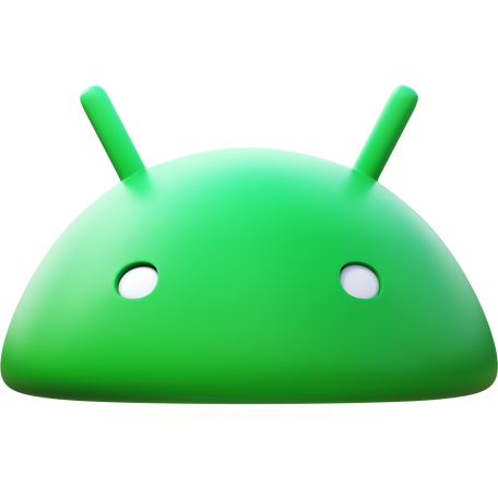 3D android os PNG, SVG