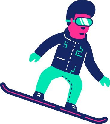 snowboarder PNG, SVG