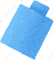 Маленький синий кирпичик лего в PNG, SVG