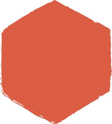 Red hexagon PNG, SVG