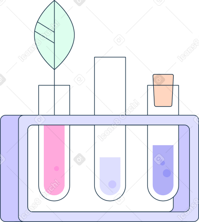 test tubes Illustration in PNG, SVG