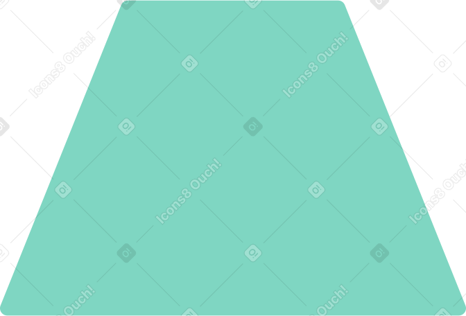 Forma de trapecio PNG, SVG