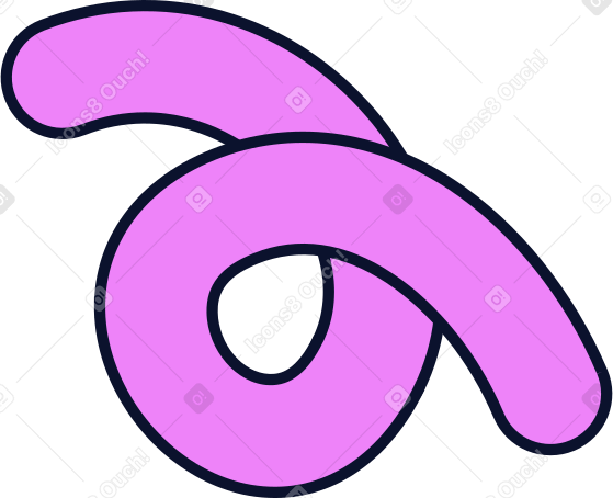 ligne en spirale PNG, SVG