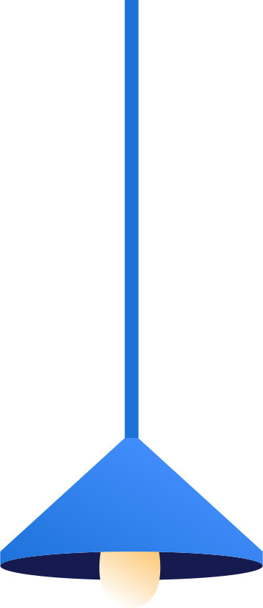 blue lamp PNG, SVG