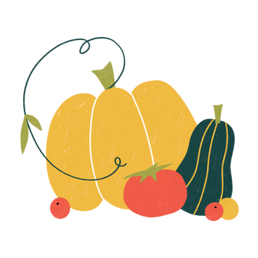 Kürbisse und tomaten PNG, SVG