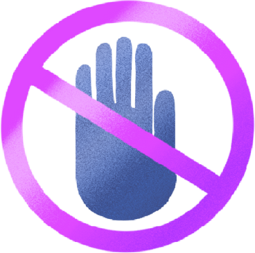 Do not touch sign PNG, SVG