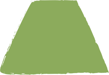 Dark green trapezoid PNG、SVG