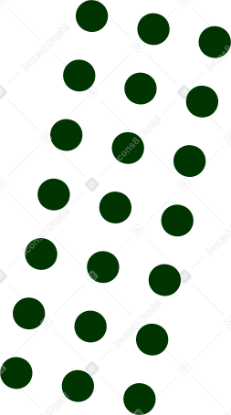 dark green dots Illustration in PNG, SVG