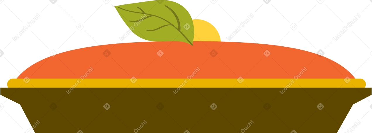 thanksgiving pie Illustration in PNG, SVG
