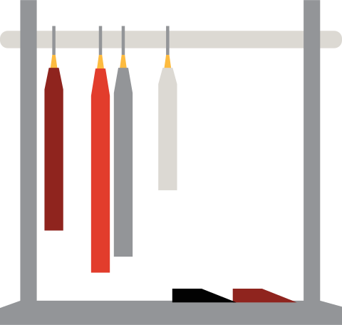 clothes hangers Illustration in PNG, SVG