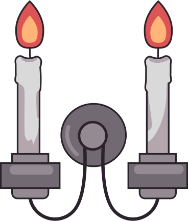 Candle holder PNG, SVG