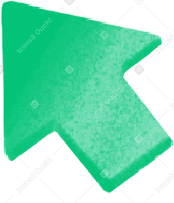 green little arrow PNG、SVG