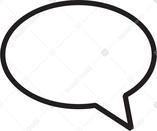 bubble for text PNG, SVG