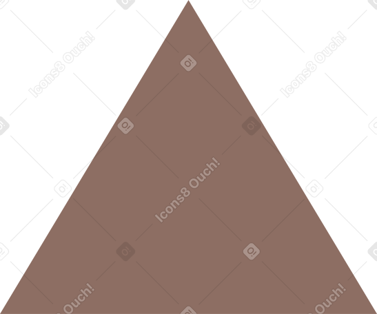 triangle brown Illustration in PNG, SVG