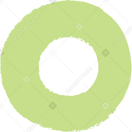 light green ring PNG, SVG