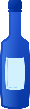 wine bottle Illustration in PNG, SVG