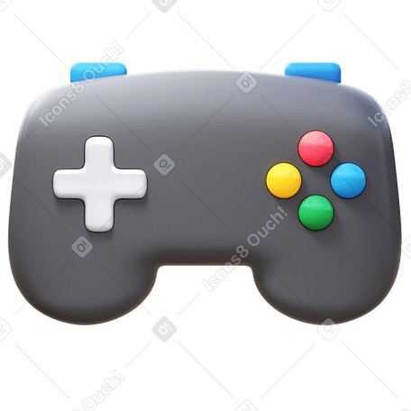 3D game controller PNG, SVG