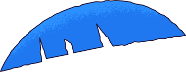 Blue leaf в PNG, SVG