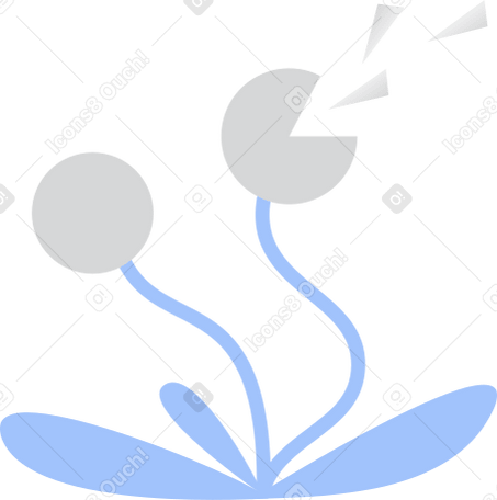 dandelions Illustration in PNG, SVG