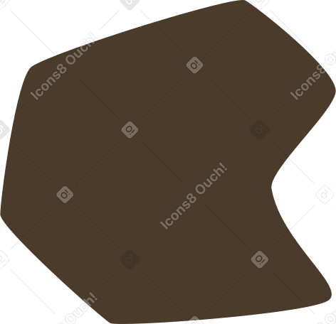 brown polygon Illustration in PNG, SVG