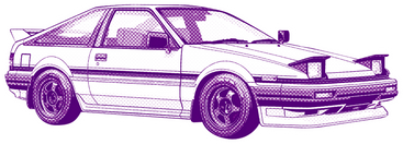 Toyota ae front view PNG, SVG