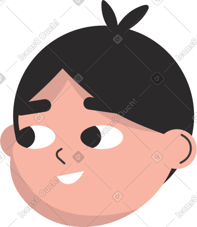 男孩头 PNG, SVG