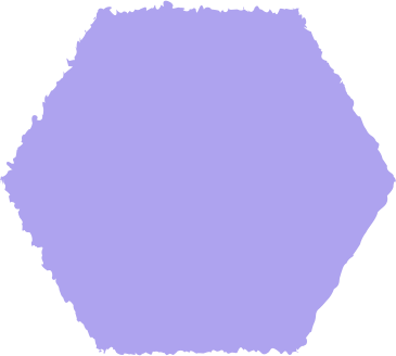 六角形の紫 PNG、SVG