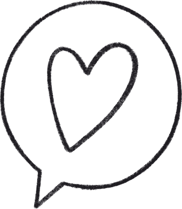 Heart in the bubble в PNG, SVG