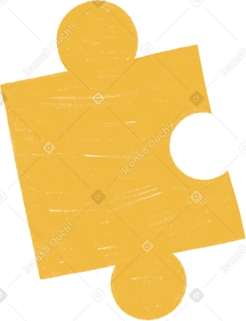 yellow puzzle PNG, SVG