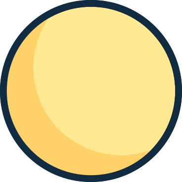 желтая планета в PNG, SVG