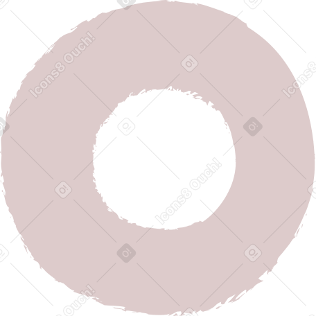 dark pink ring Illustration in PNG, SVG