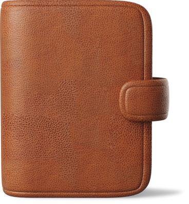 brown leather diary PNG, SVG