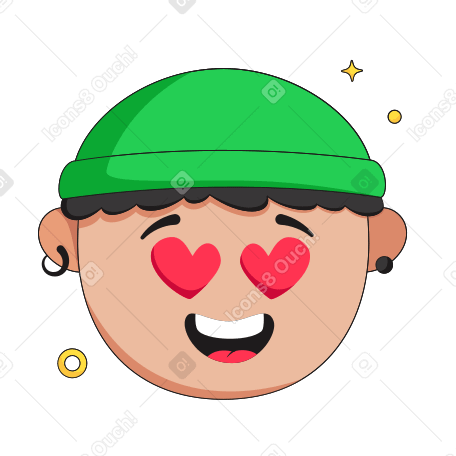 Smiling Face with Heart-Eyes PNG, SVG