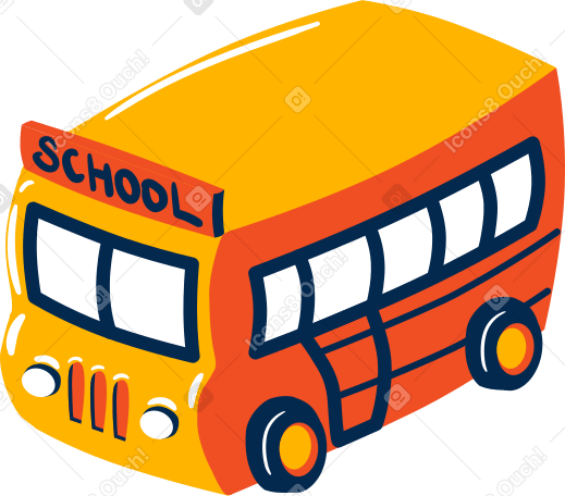 bus scolaire PNG, SVG