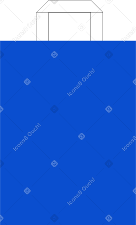 синий пакет в PNG, SVG